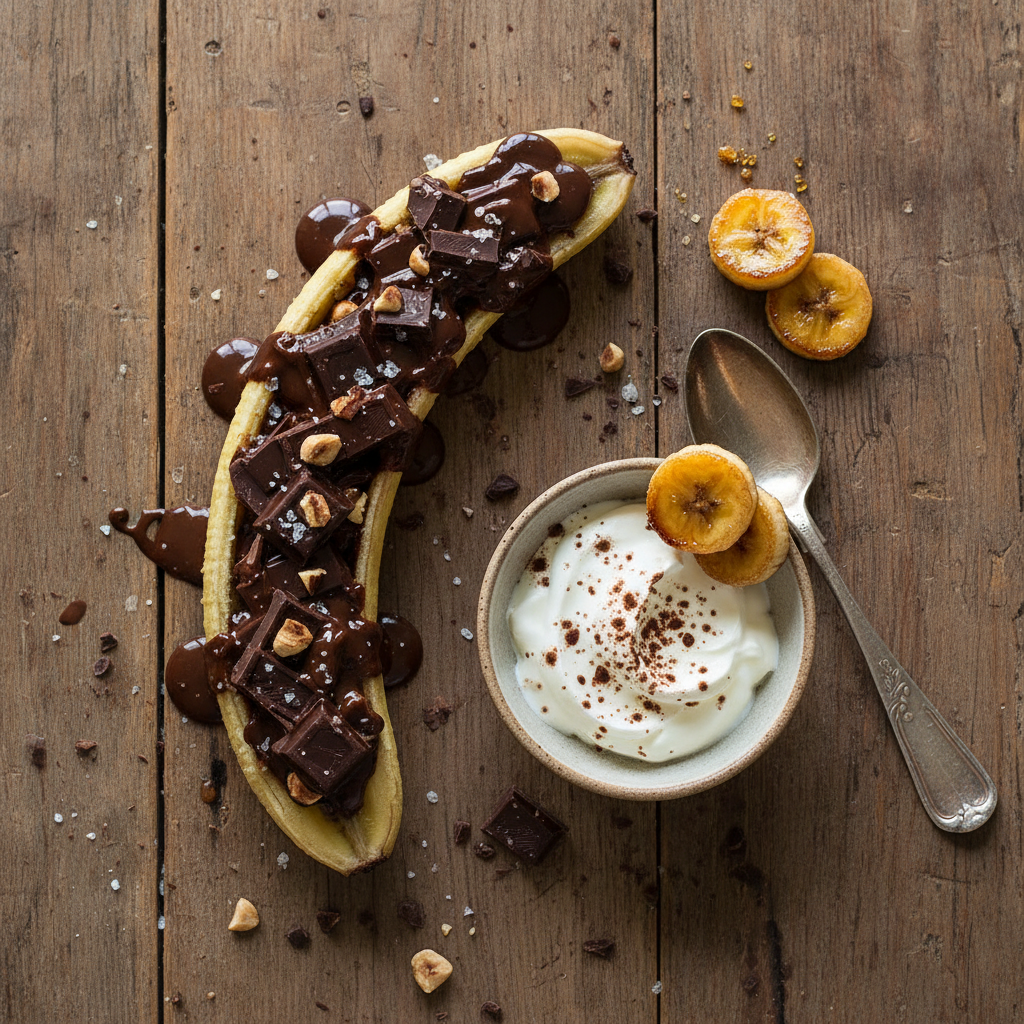 Banane Chocolatée au Micro-ondes