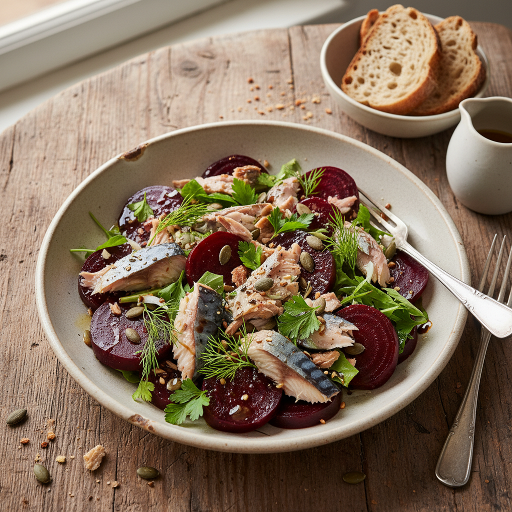 Salade Betterave et Maquereau