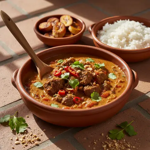 Nigerianische Erdnussbutter-Ragout