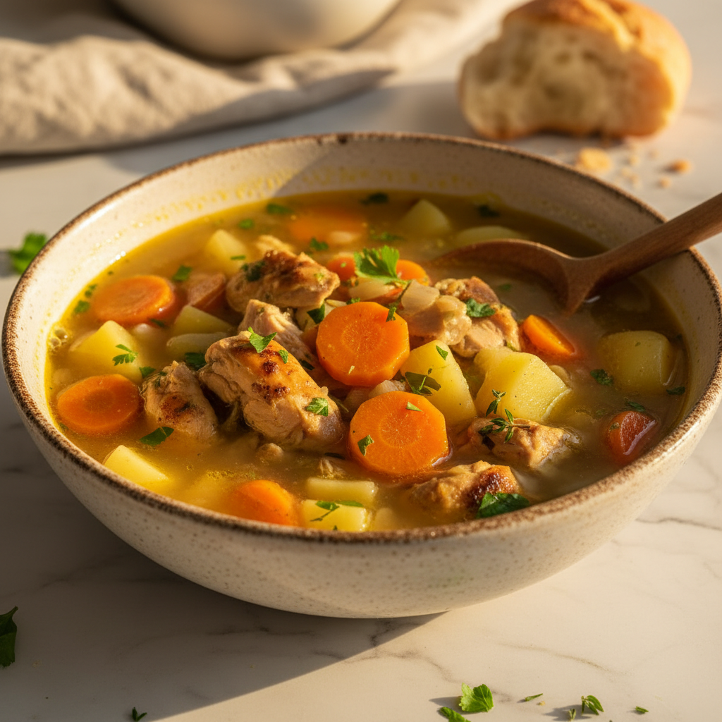Soupe Poulet et Légumes