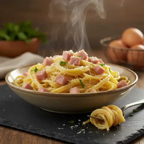 Simplified Carbonara Pasta
