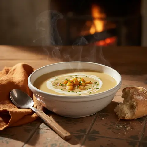 Silky Apple and Pear Soup