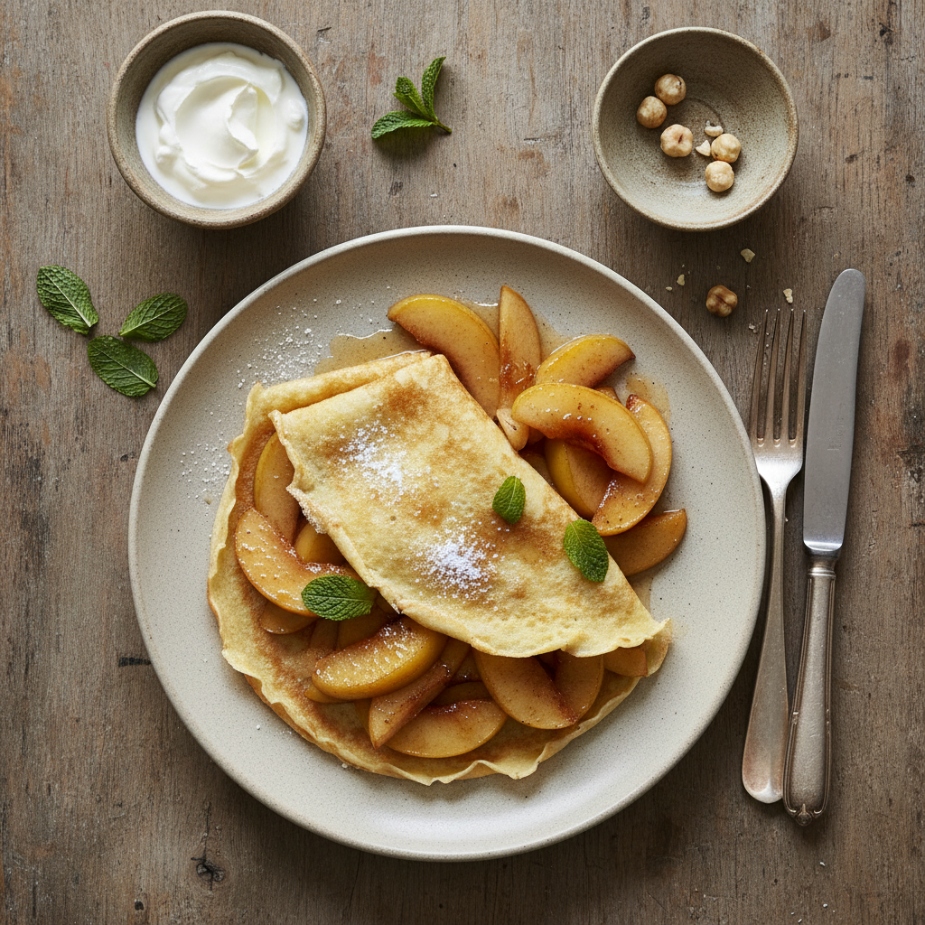 Crêpes aux Fruits du Frigo