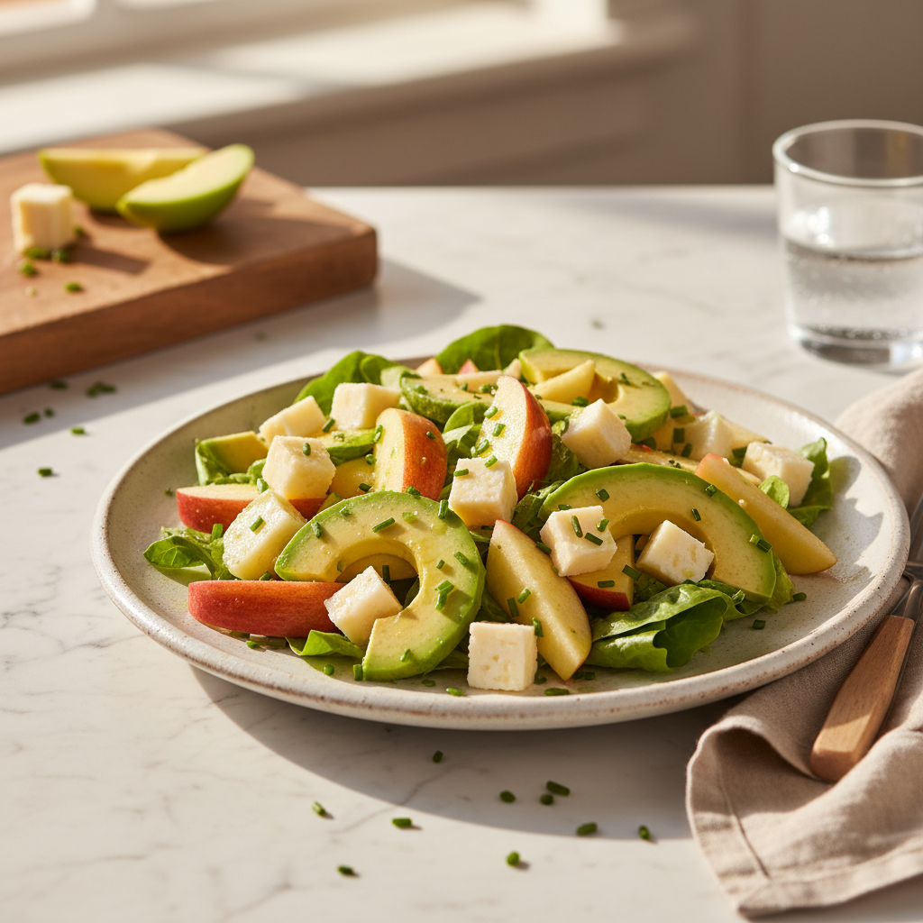 Salade Composée Pommes et Avocats