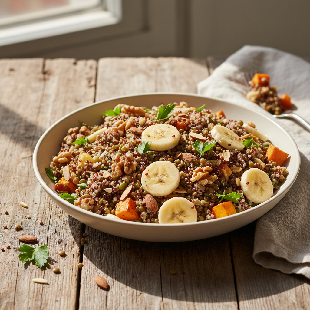 Salade Énergétique Quinoa-Lentilles