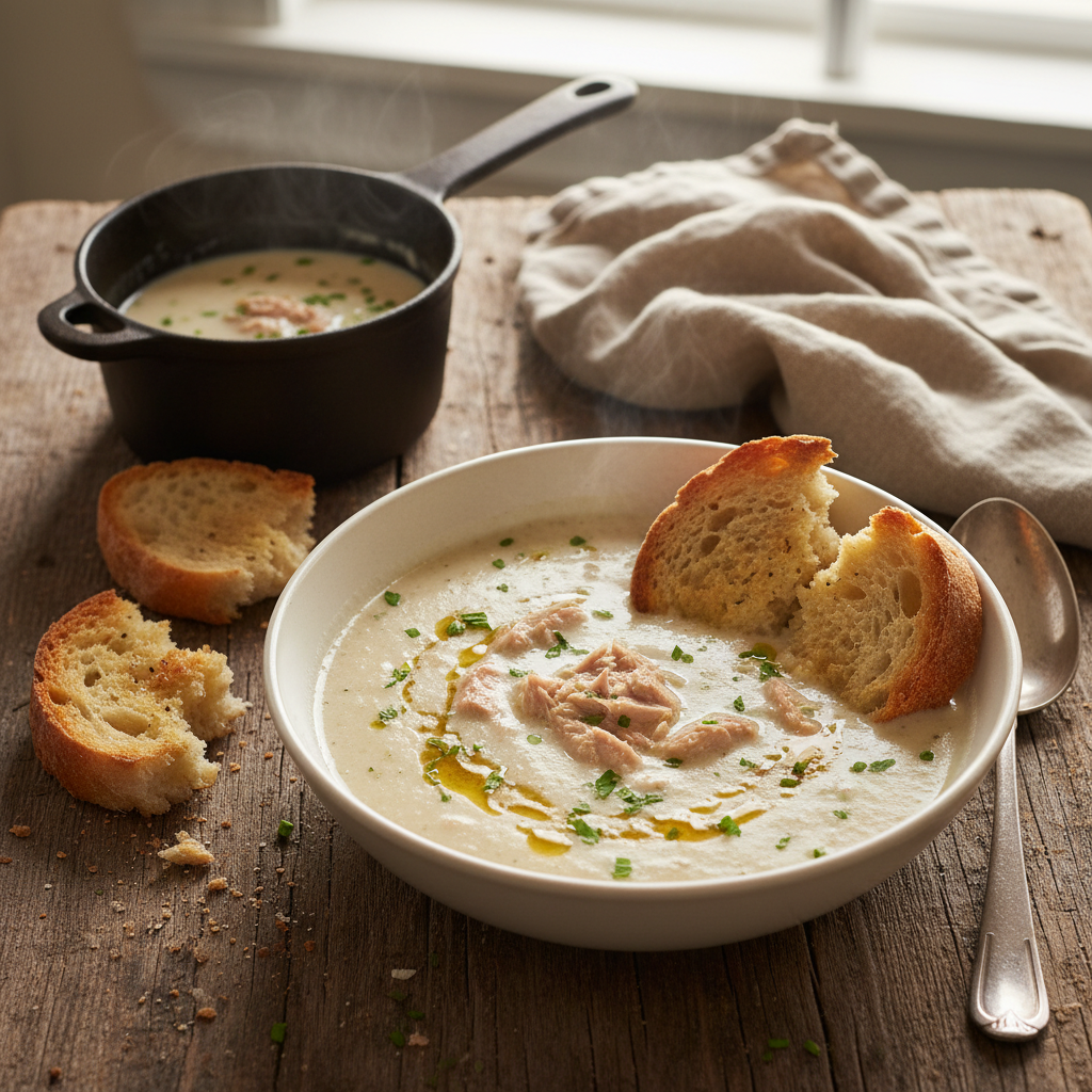 Soupe Thon-Farine Simple