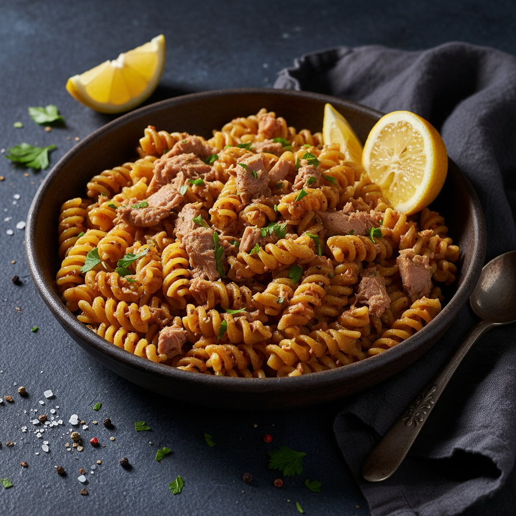 Pâtes au Thon et Huile d'Olive