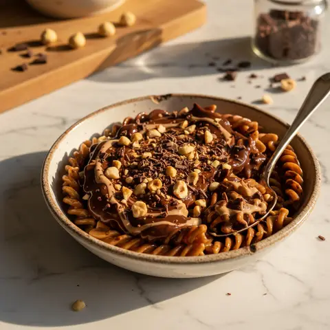 Chocolate Hazelnut Pasta Dessert
