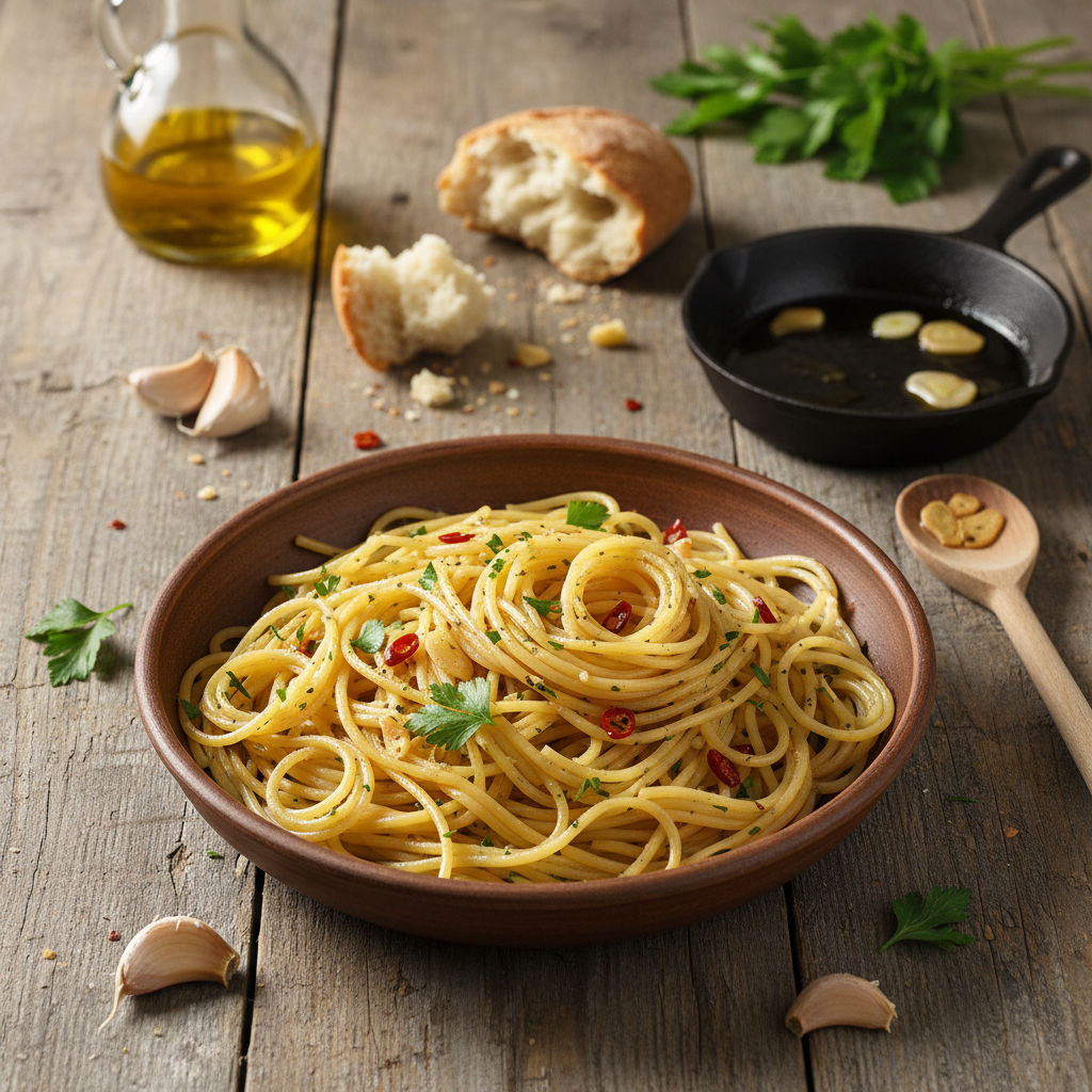 Spaghettis Aglio e Olio