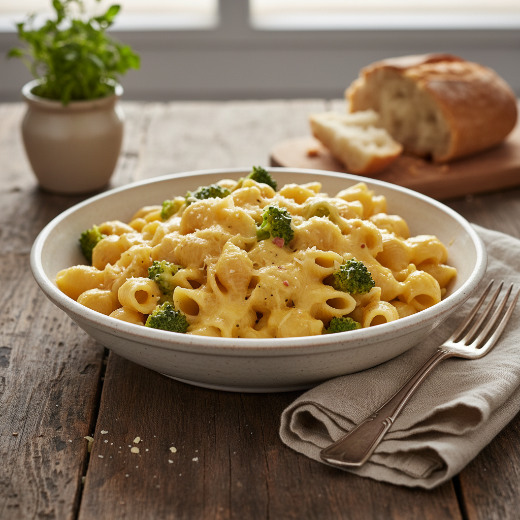 Pâtes au Gruyère et Brocoli