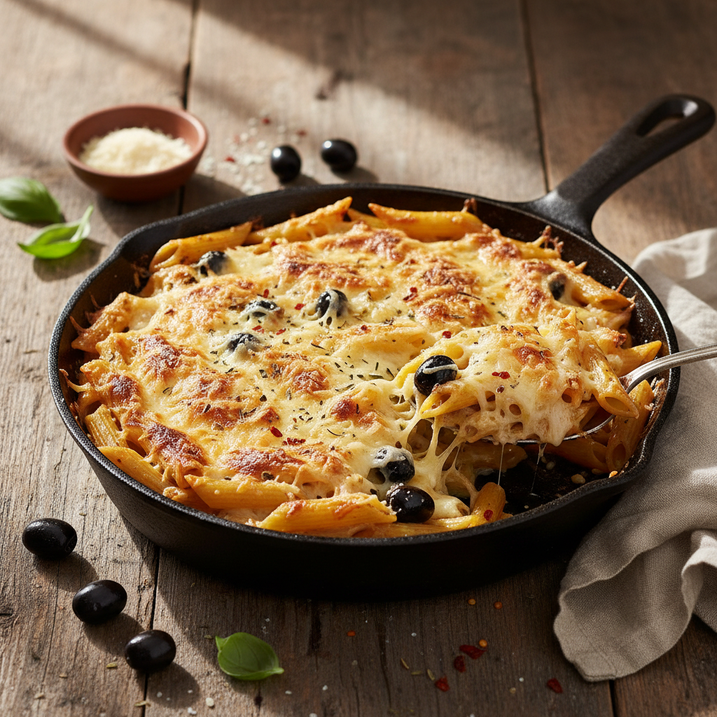 Pâtes Gratinées au Four (Penne Bake Simplifiée)