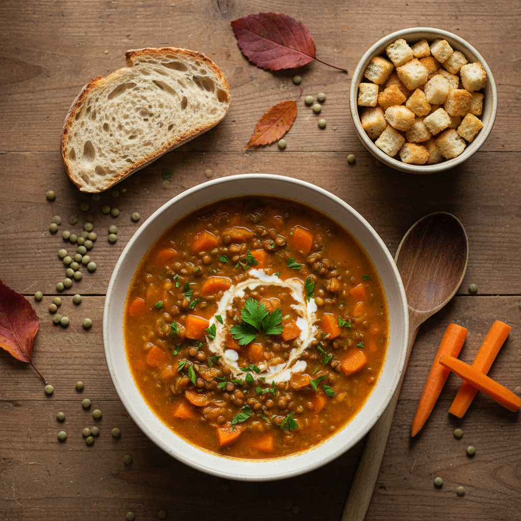 Soupe Lentilles et Carottes