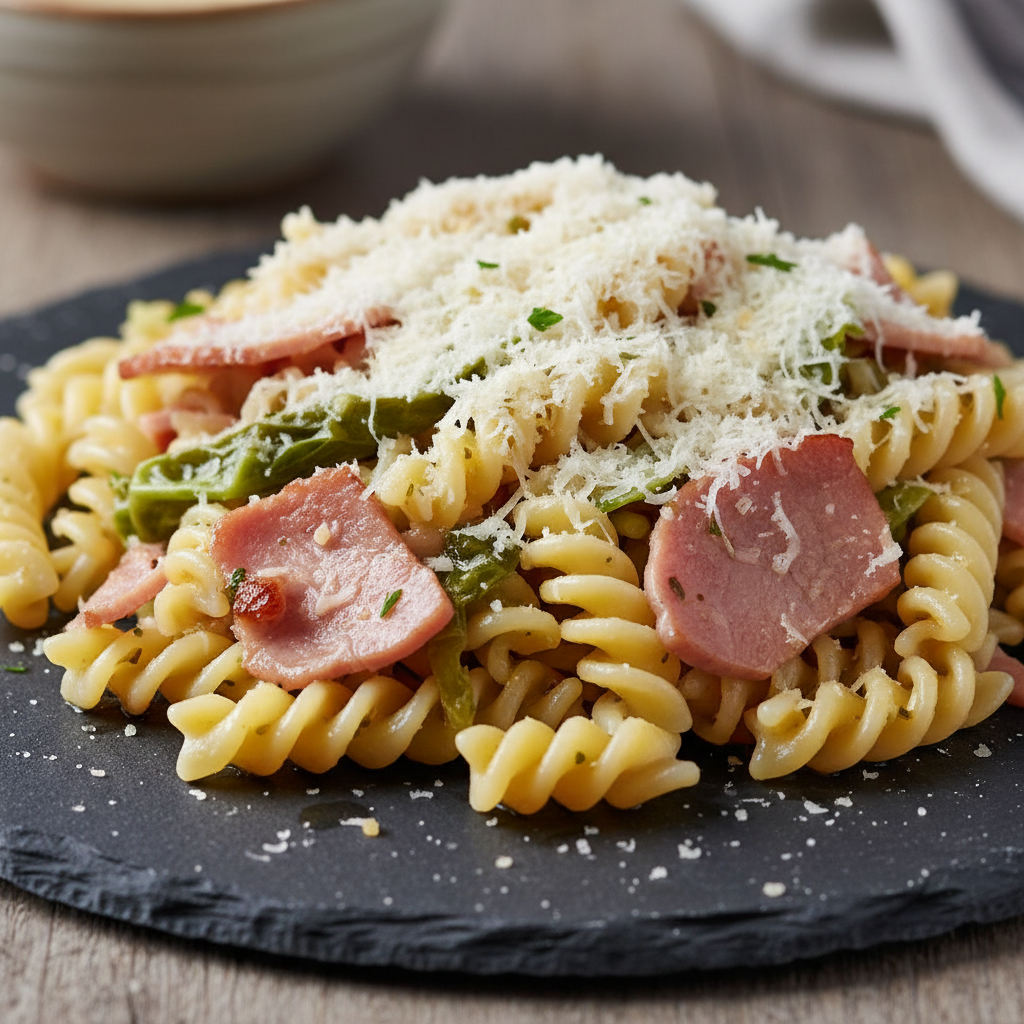 Parmesan Pâtes Jambon Chou