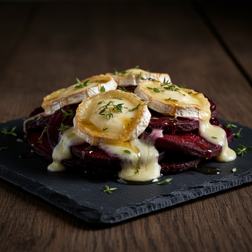Betterave Rôtie, Chèvre et Miel