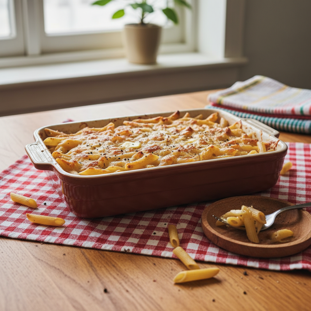 Gratin de Penne au beurre