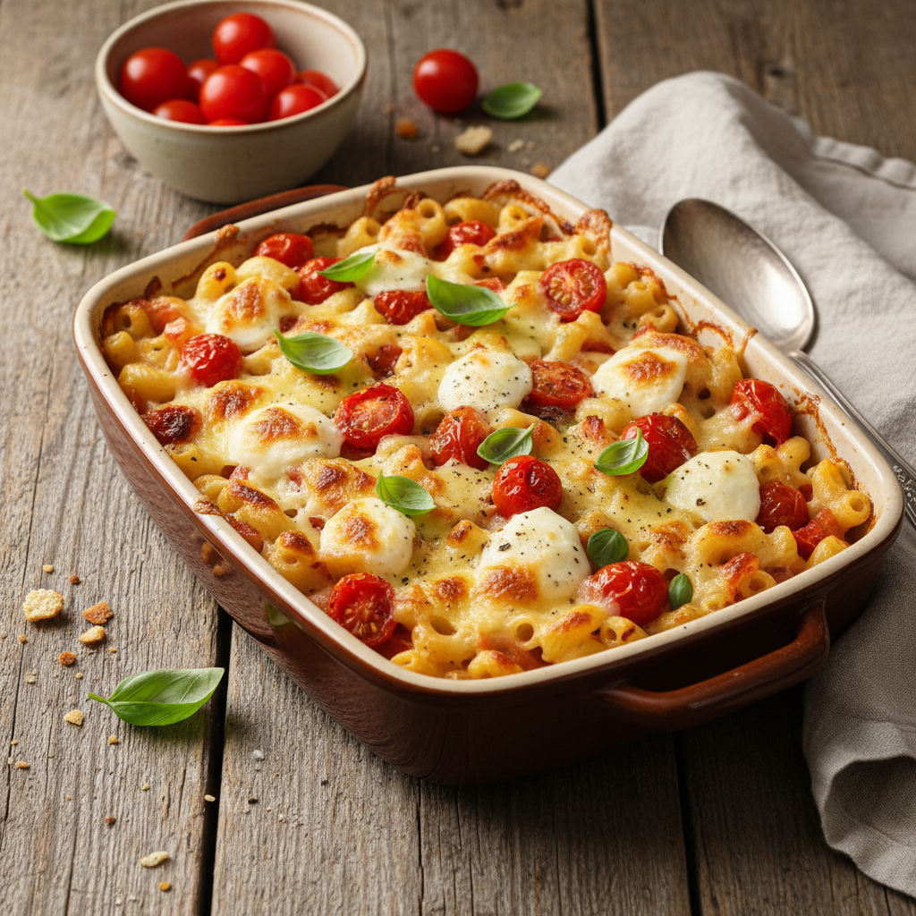 Gratin de Coquillettes aux Tomates