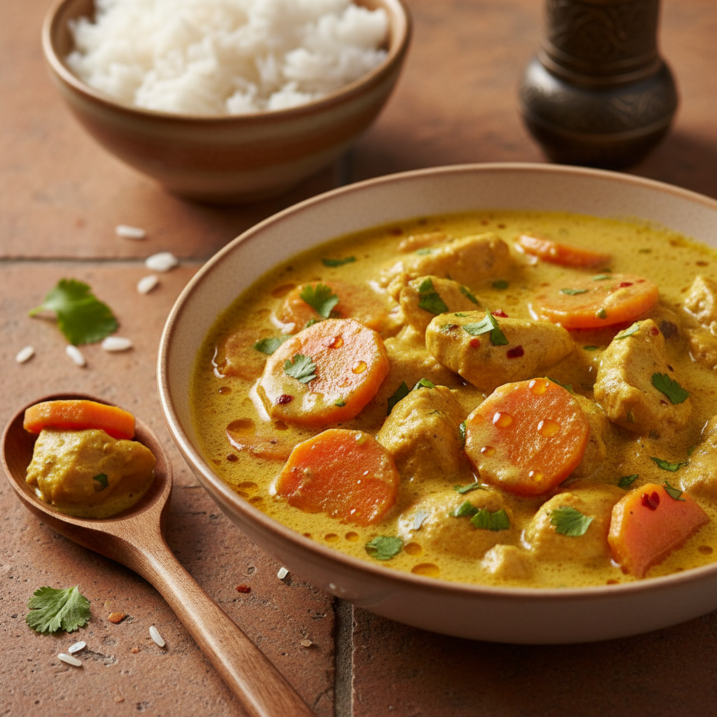Curry de Poulet aux Carottes