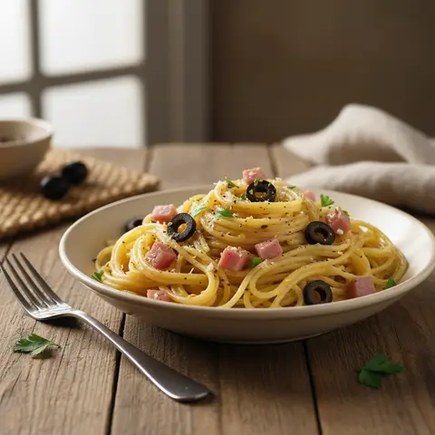 Vereinfachte Pasta Carbonara