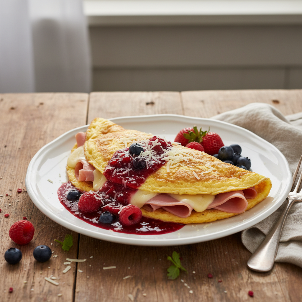 Jambon-Fromage aux Fruits Rouges