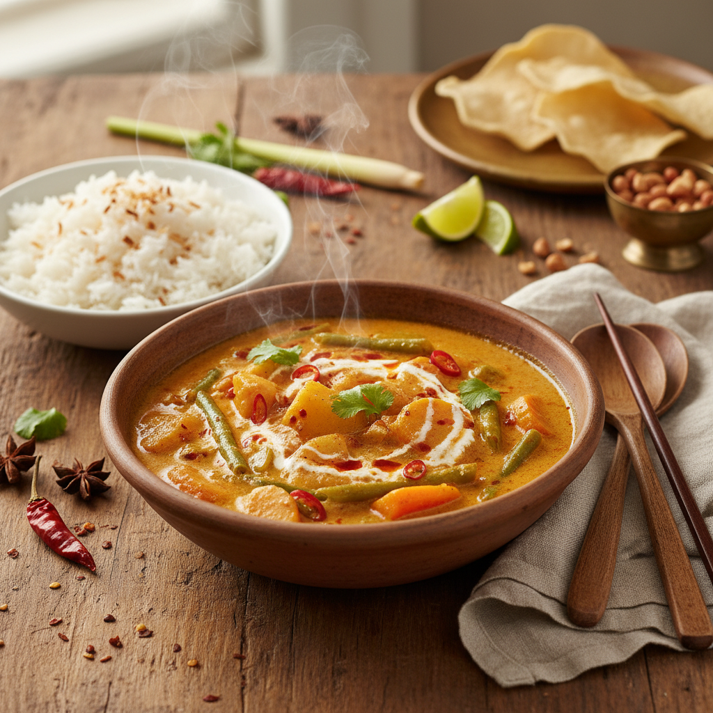 Curry Asiatique Pomme de Terre-Carotte-Coco