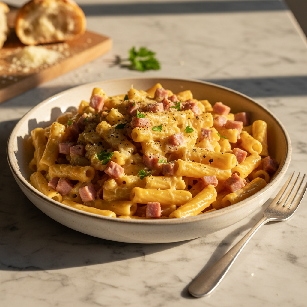 Pâtes Carbonara Simplifiée