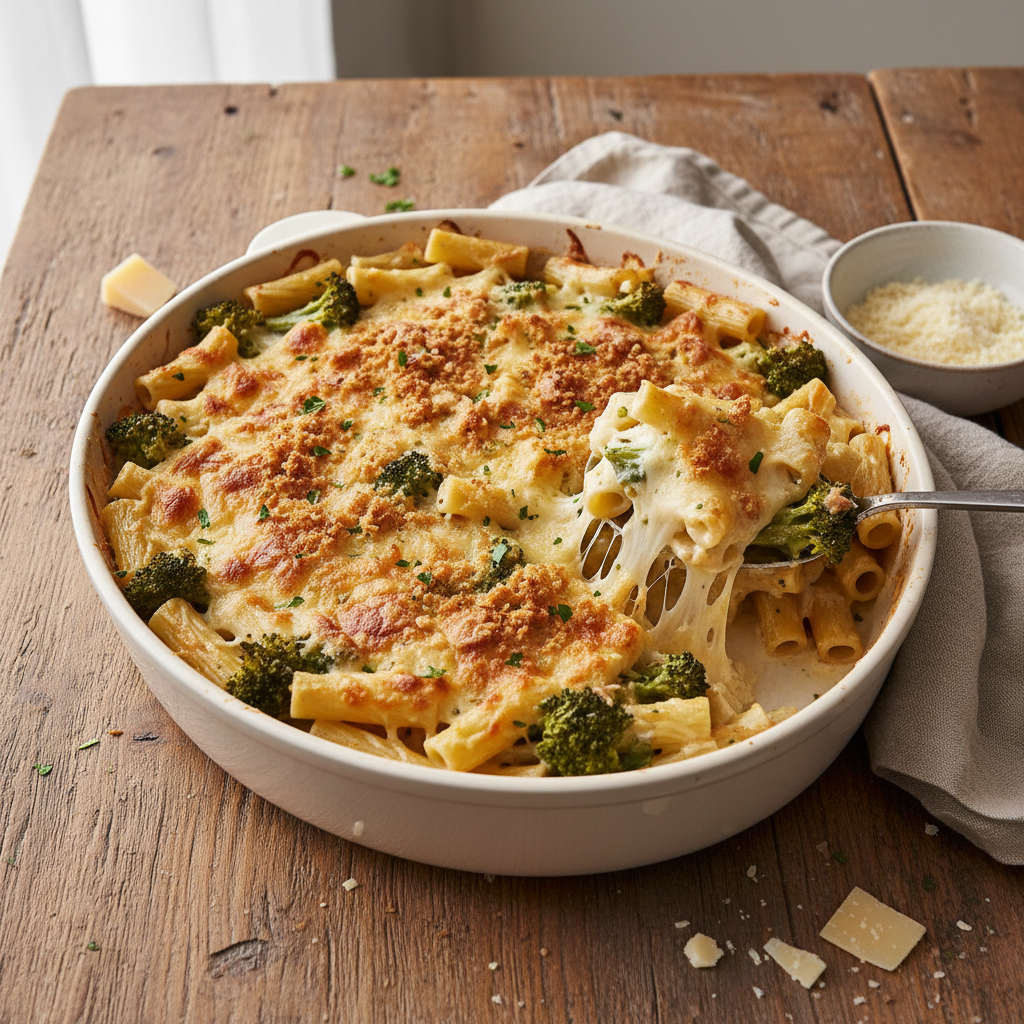 Pâtes au Gruyère et Brocoli