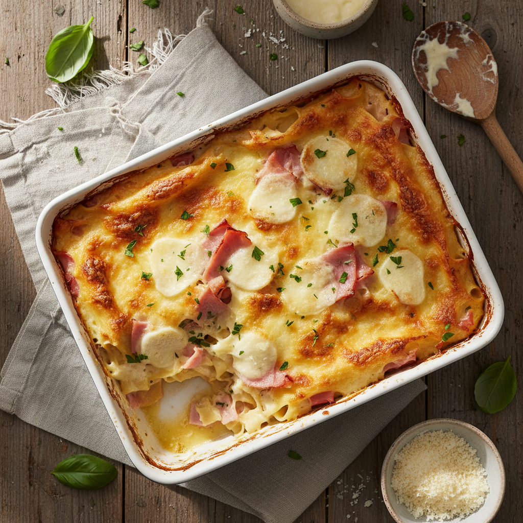 Lasagnes Jambon-Fromage