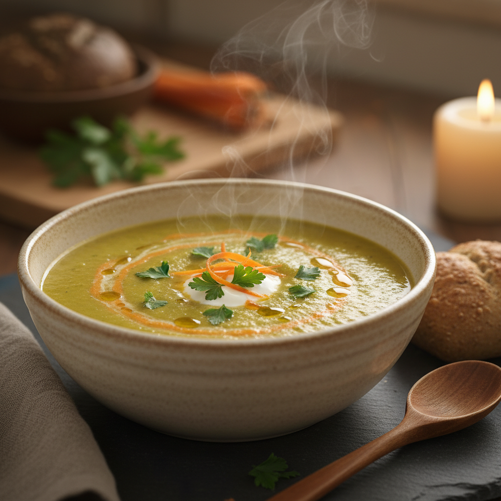 Soupe Crémeuse Brocoli-Carotte