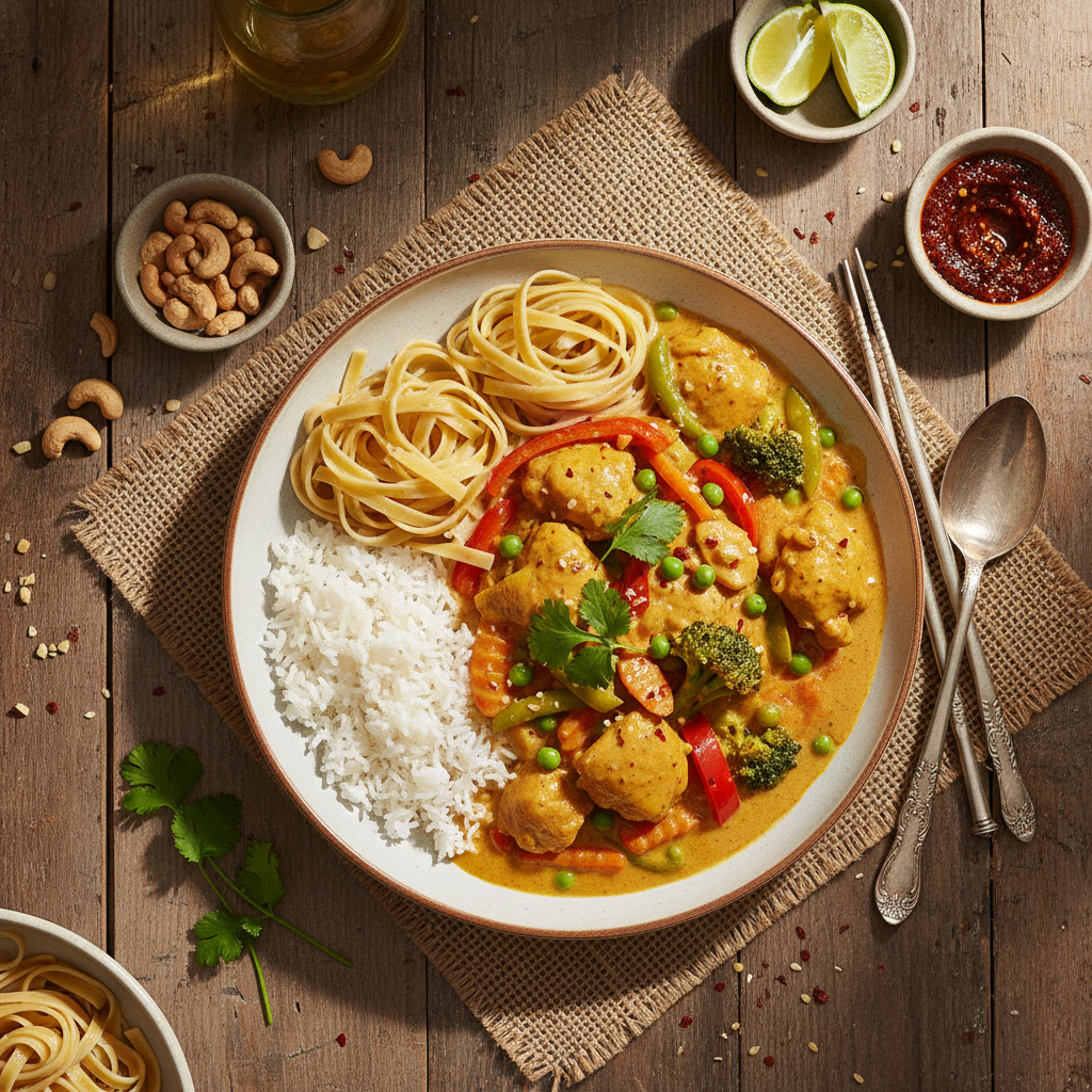 Curry de Poulet Gourmand aux Légumes