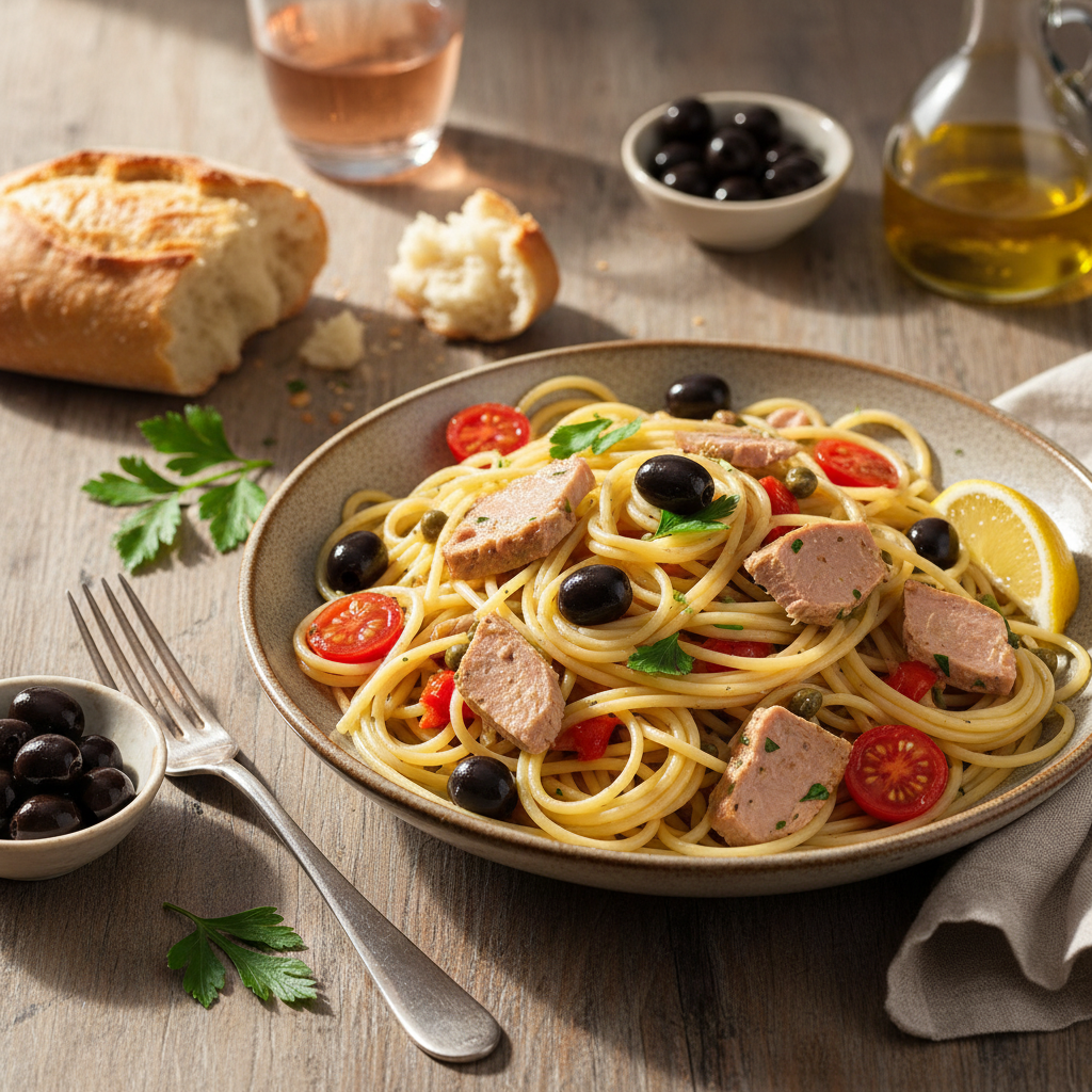 Pâtes au Thon et Olives