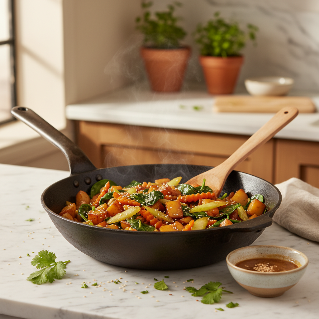 Poêlée de Légumes Sautés à l'Asiatique