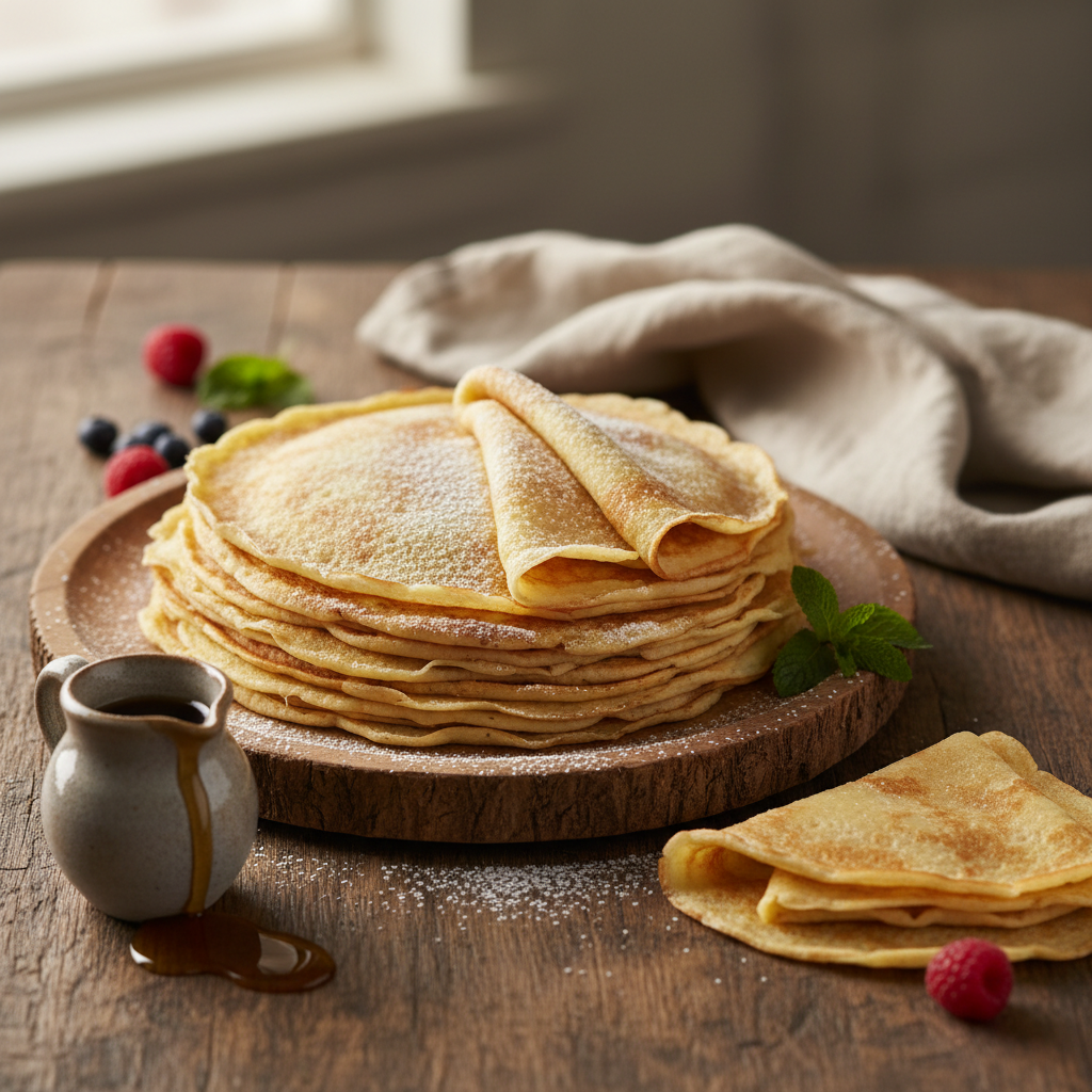 Crêpes Asiatiques Sucrées Simple