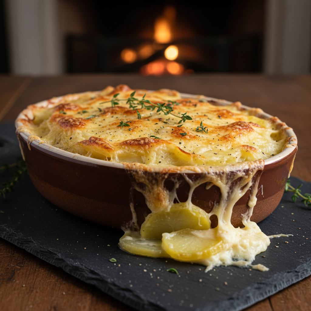 Gratin de pommes de terre au Gruyère