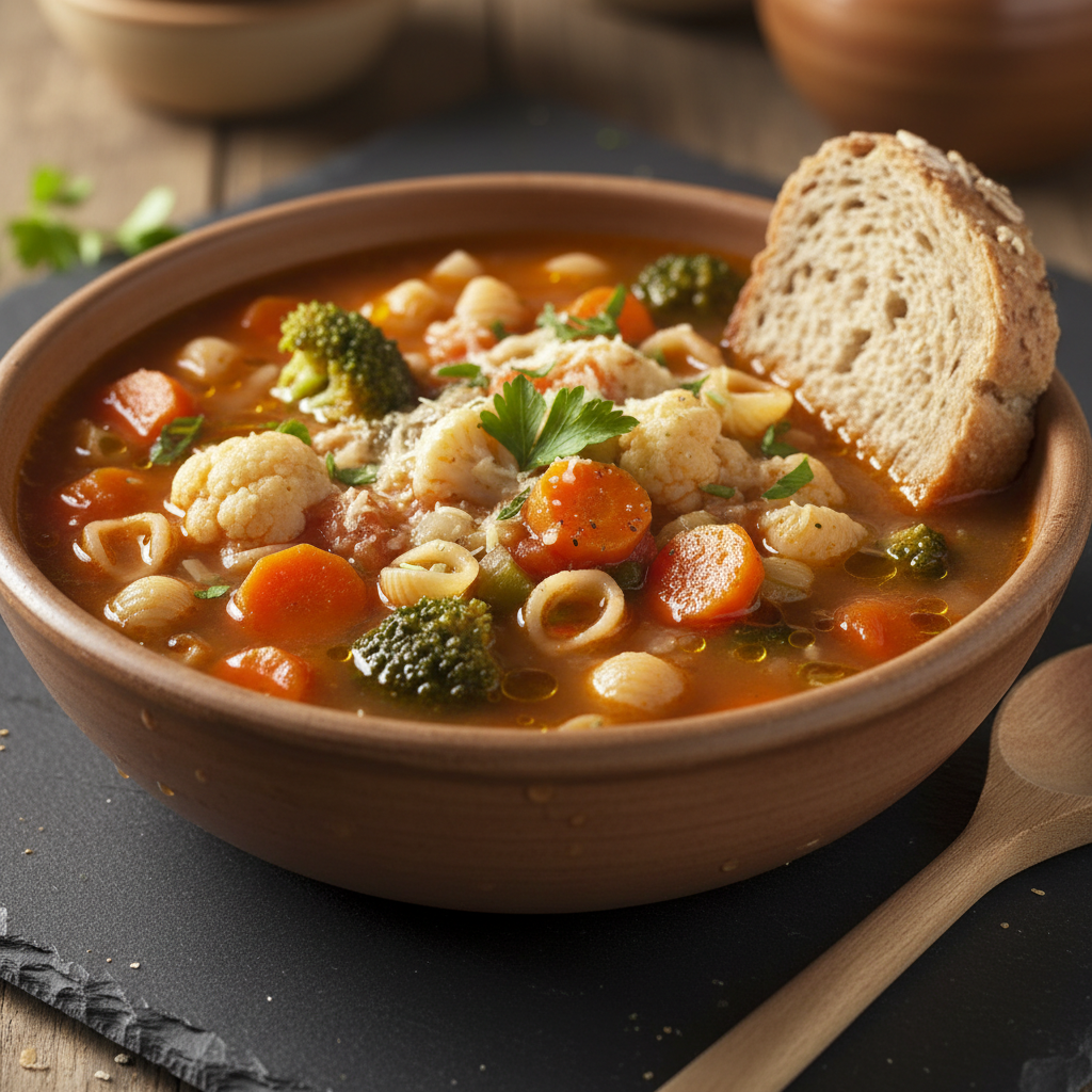 Soupe Minestrone aux Légumes