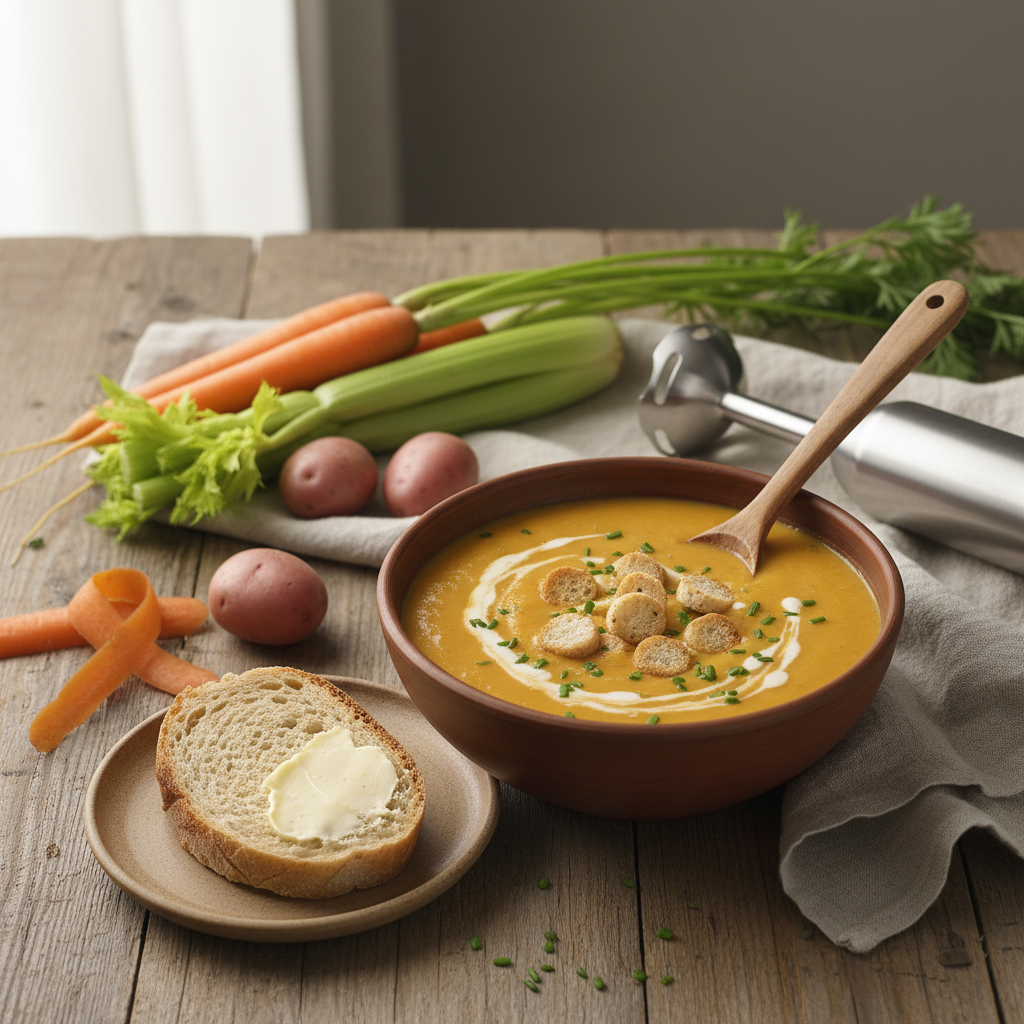 Soupe Carottes, Céleri et Pommes de Terre