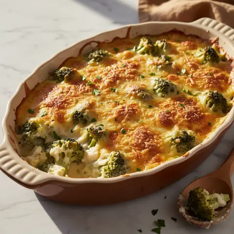 Broccoli and Gruyère Gratin