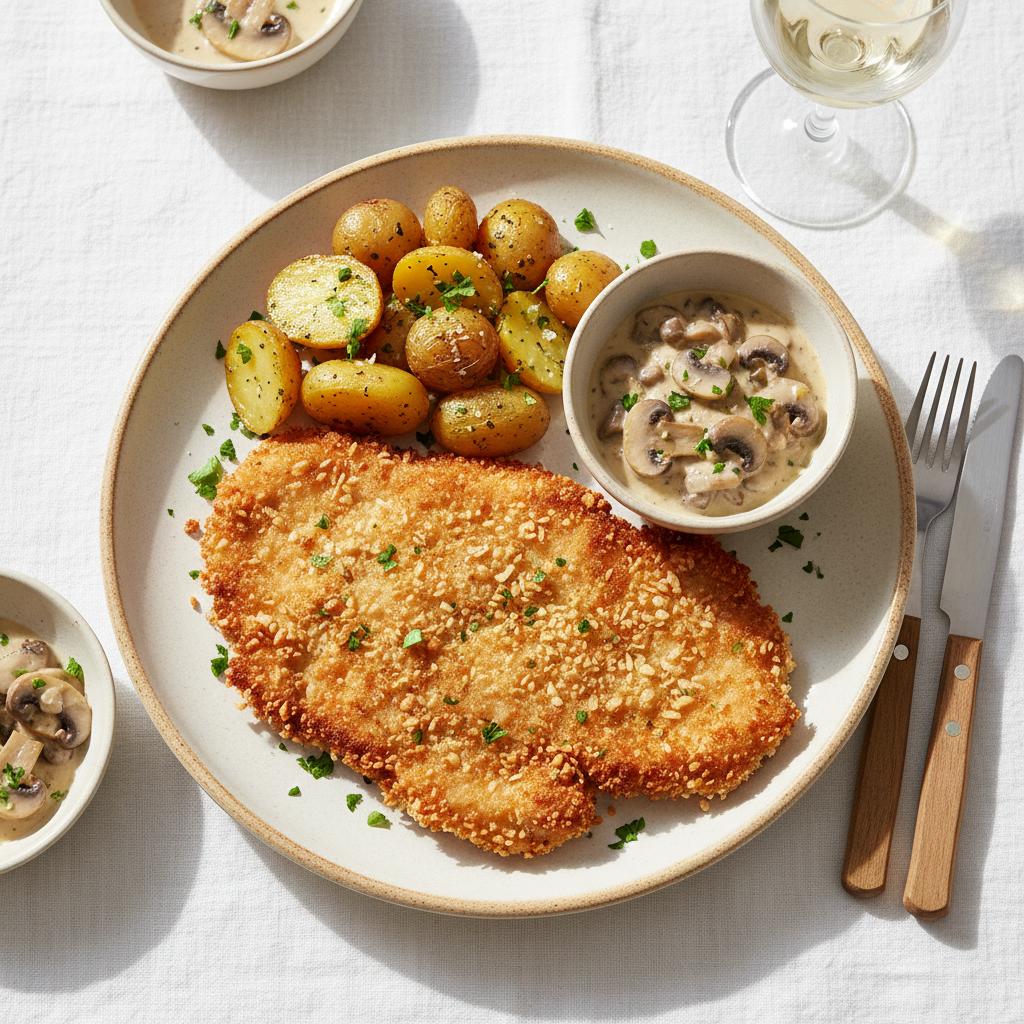 Schnitzel aux amandes