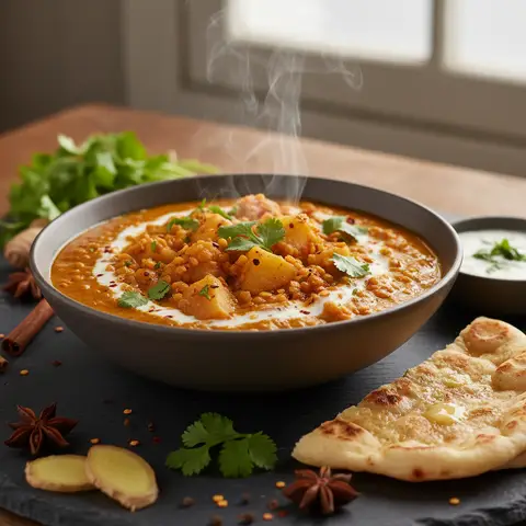 Apple and Red Lentil Curry