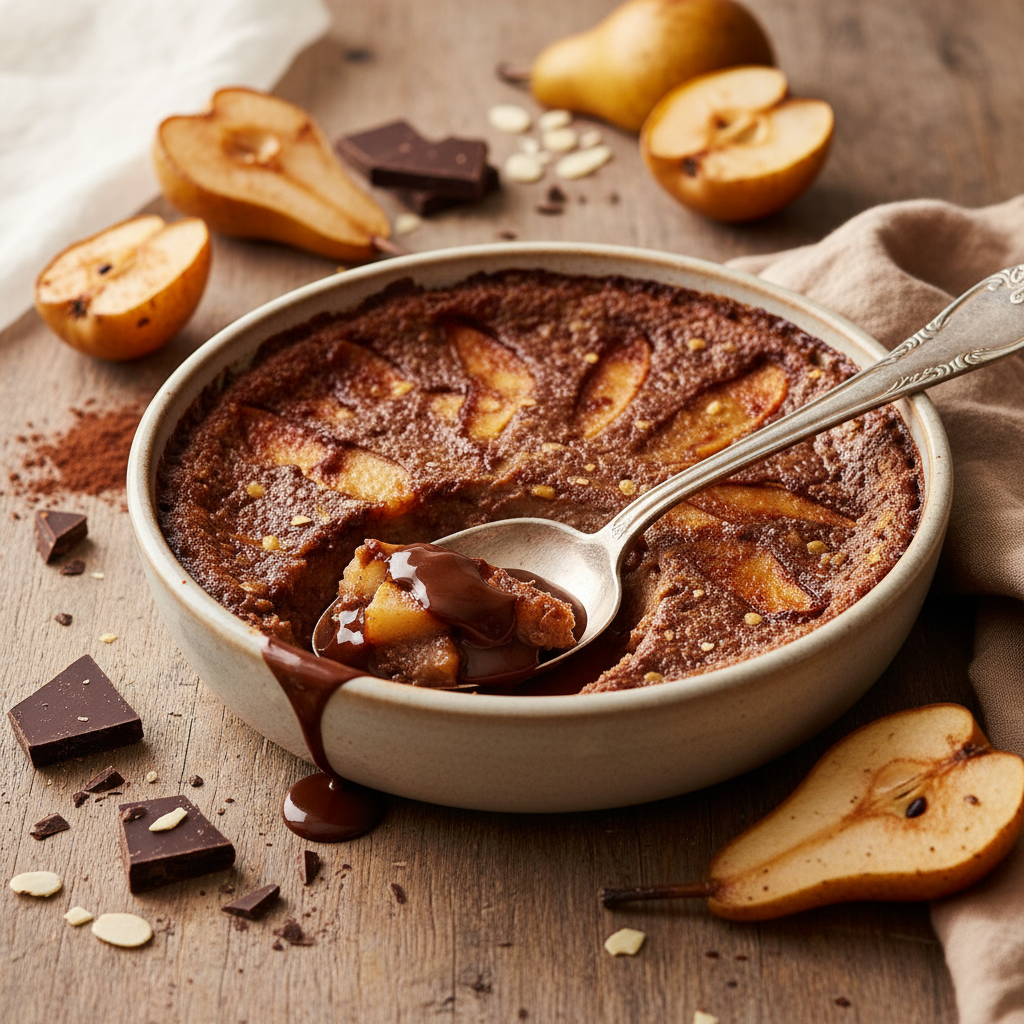 Gratin Pomme-Poire au Chocolat