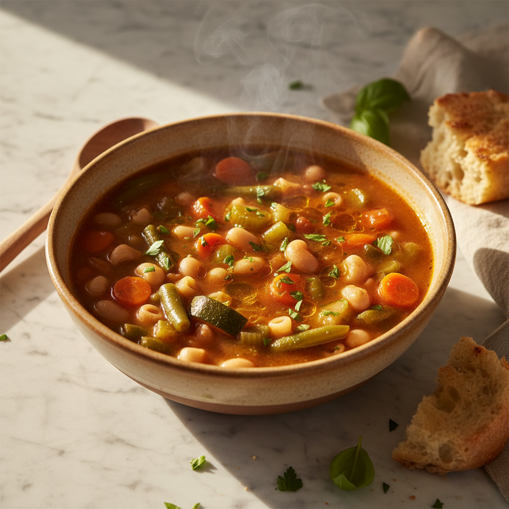 Soupe Minestrone Simplifiée