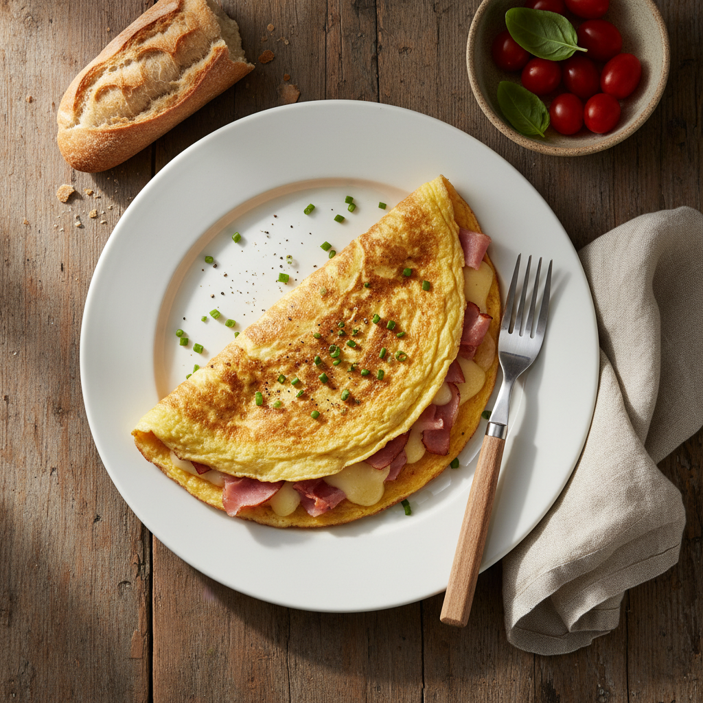 Omelette Jambon-Fromage