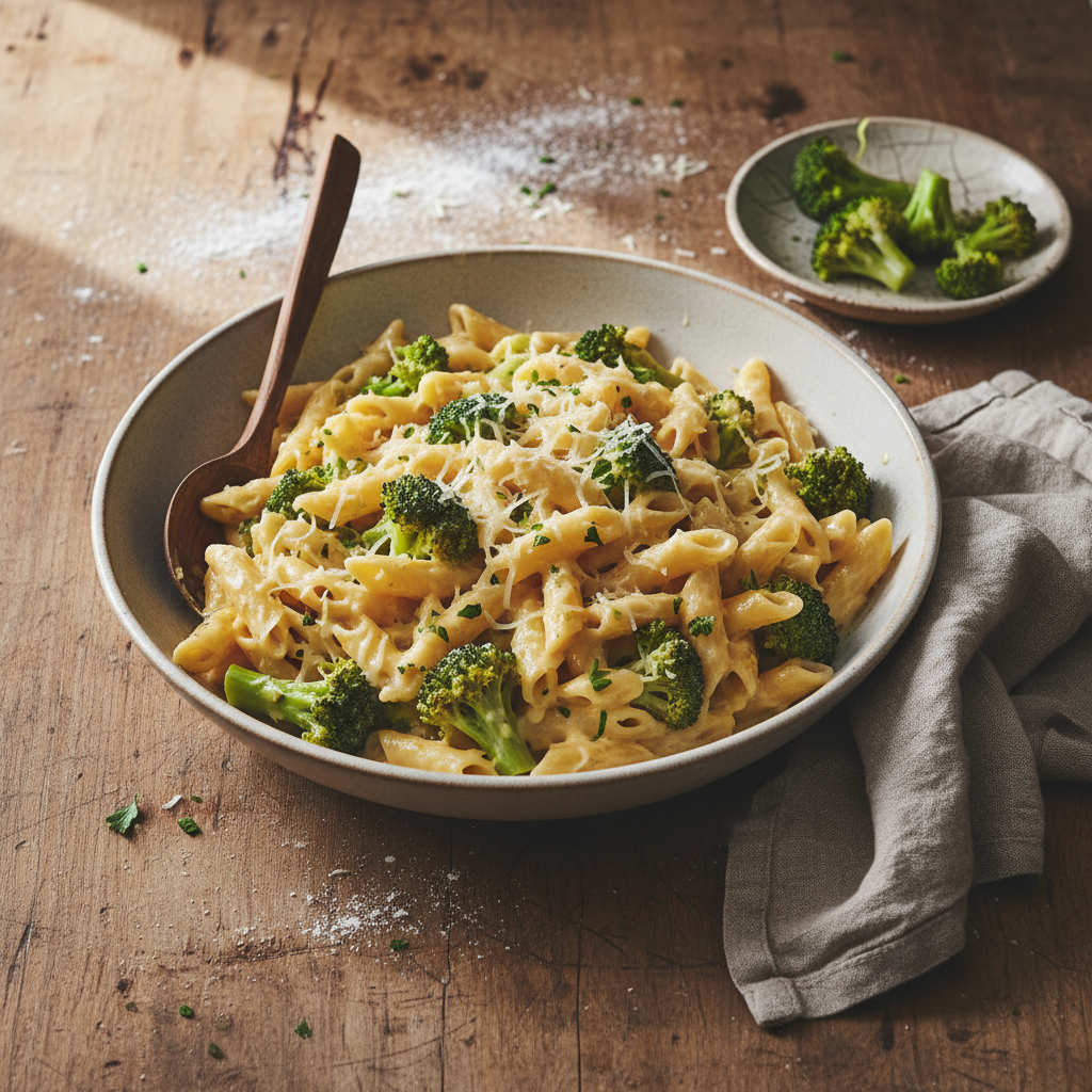 Pâtes au Gruyère et Brocoli