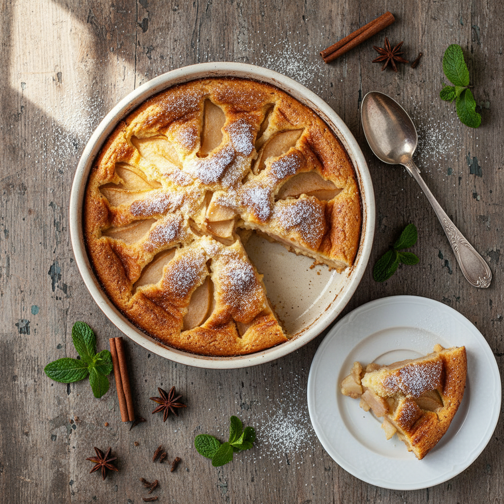 Clafoutis Poire-Pomme
