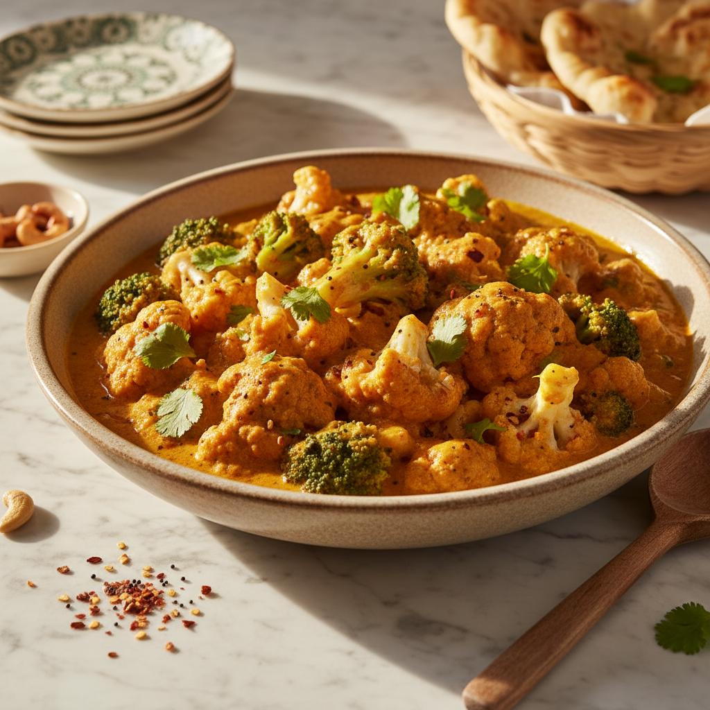 Curry de Chou-fleur Brocoli