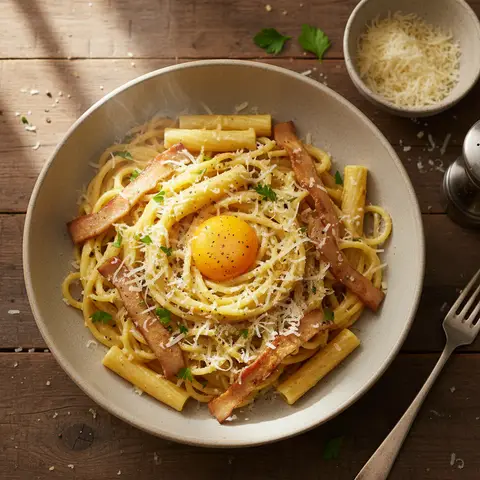 Pasta Carbonara Vegetarisch
