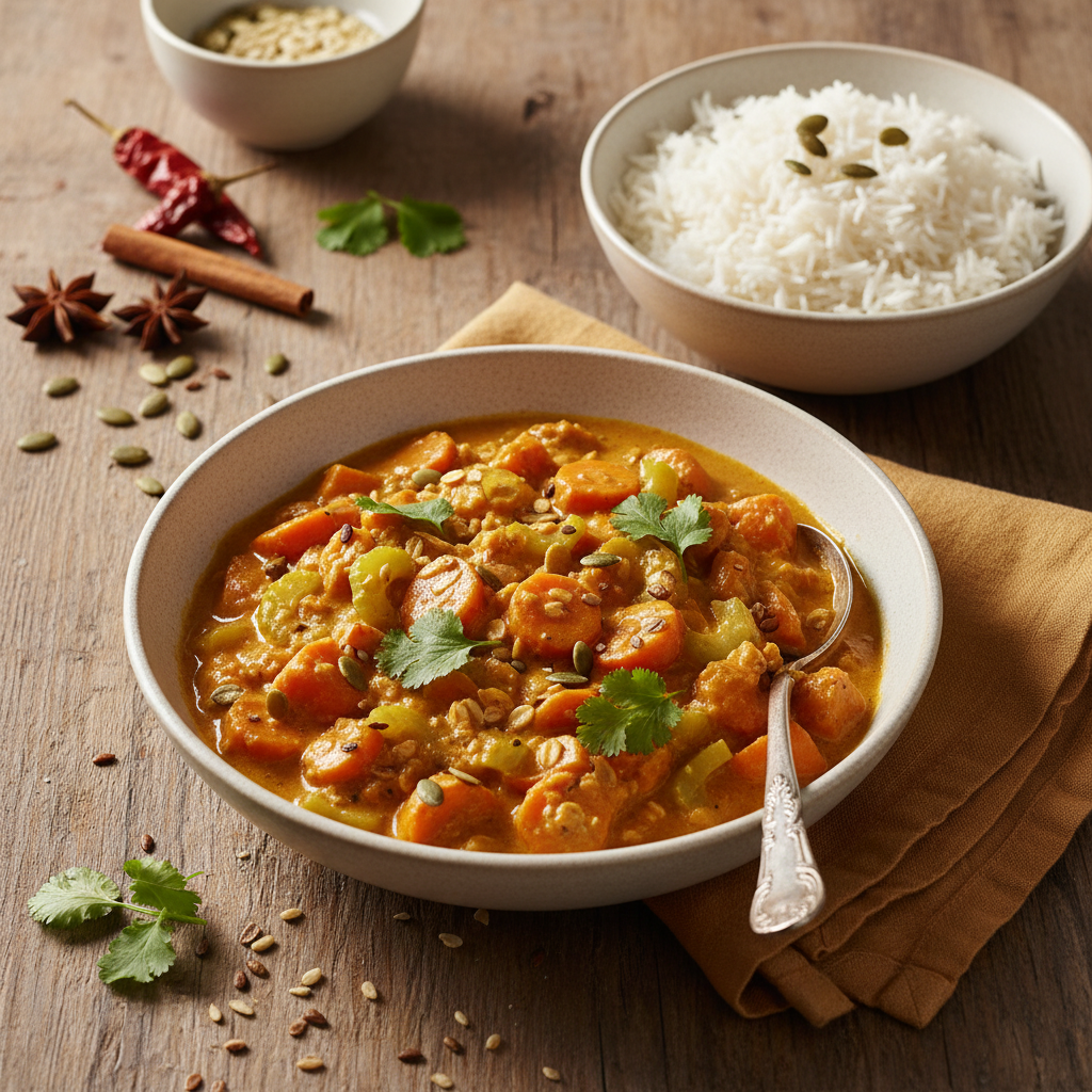 Curry de Carottes et Céleri