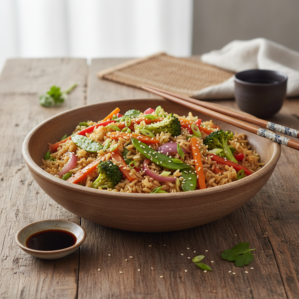 Riz Sauté aux Légumes