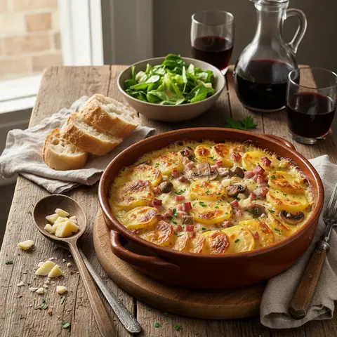 Potato and Ham Gratin