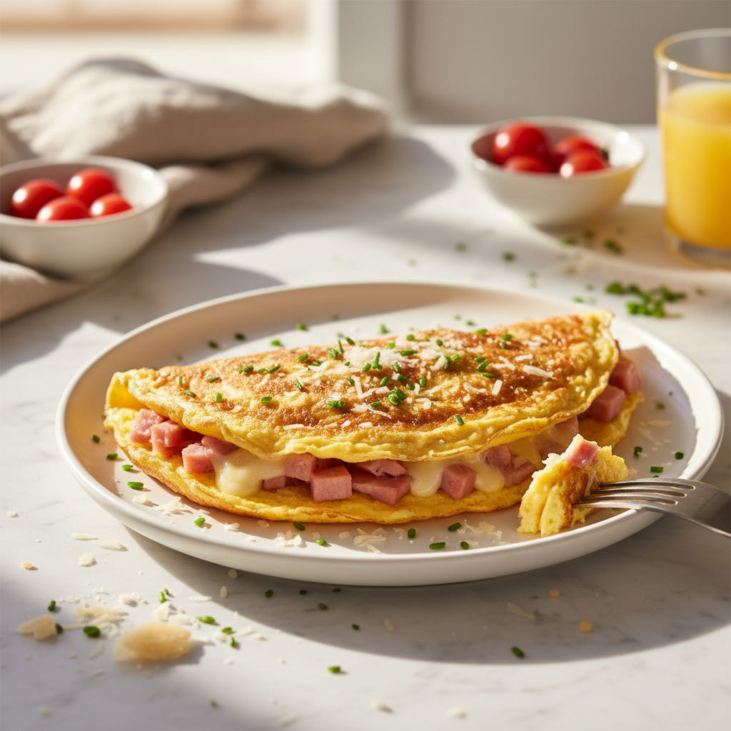 Omelette Jambon-Parmesan