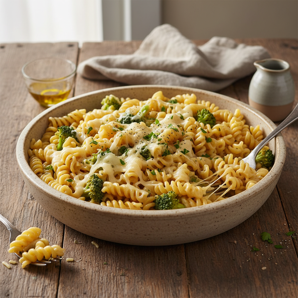 Pâtes au Gruyère et Brocoli